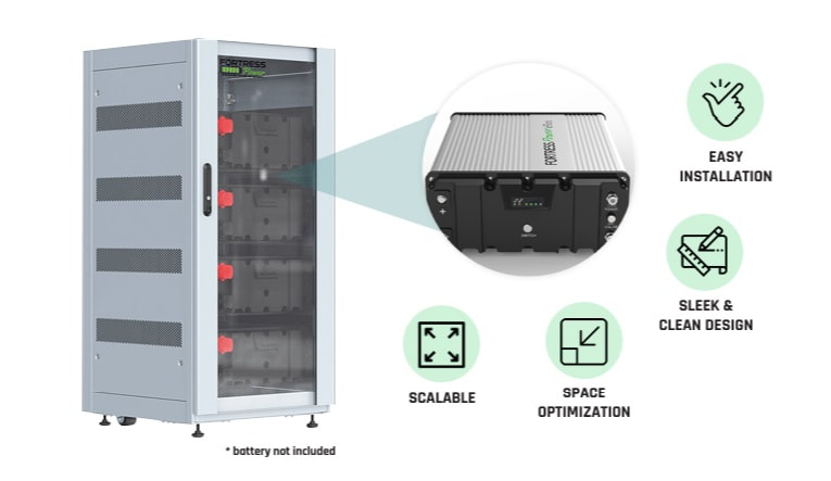 Fortress power battery rack system